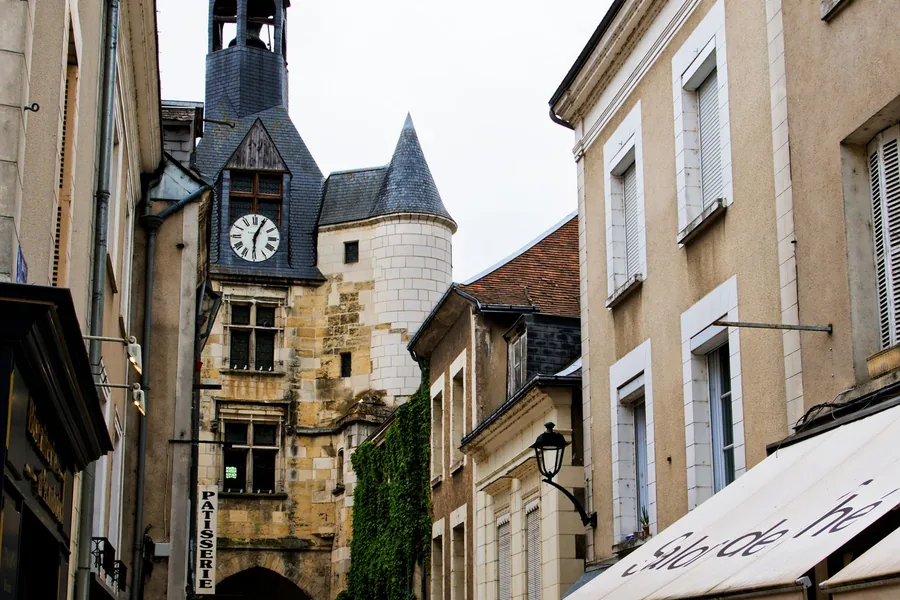 Rue du centre de Tours, en Indre-et-Loire